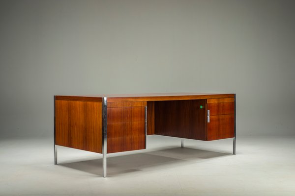 Vintage Executive Writing Palisander Desk attributed to