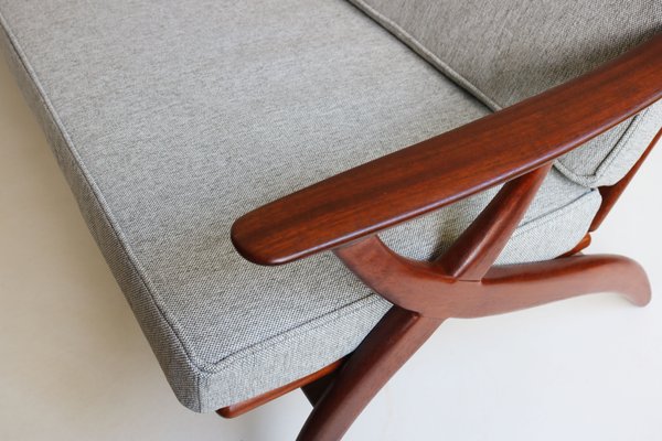 Vintage Dutch Design Sofa in Teak from De Ster Gelderland Vintage Dutch Design Sofa in Teak from De Ster Gelderland