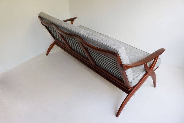 Vintage Dutch Design Sofa in Teak from De Ster Gelderland Vintage Dutch Design Sofa in Teak from De Ster Gelderland