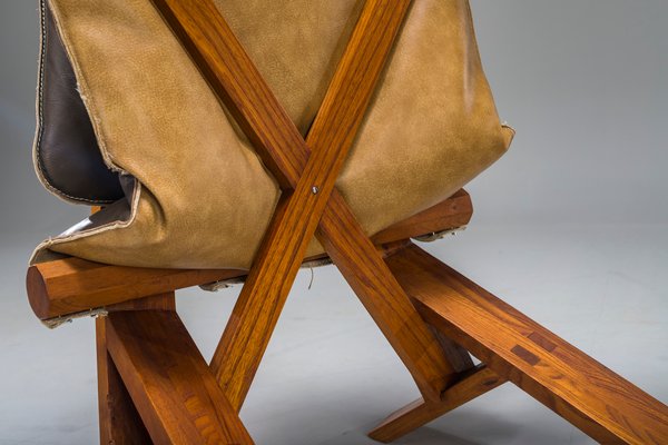 French S46 Dromadaire Chair by Pierre Chapo for Ebenisterie Seltz