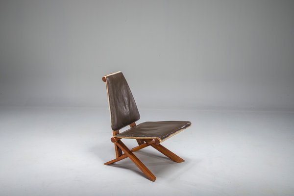 French S46 Dromadaire Chair by Pierre Chapo for Ebenisterie Seltz