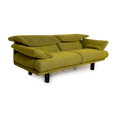 B&b Italia Alanda Fabric Three Seater Green Sofa by Paolo B&b Italia Alanda Fabric Three Seater Green Sofa by Paolo