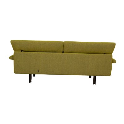 B&b Italia Alanda Fabric Three Seater Green Sofa by Paolo