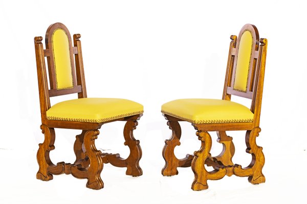 Spanish Style Dining Room Set, 1960s, Set of 10 for sale at Pamono