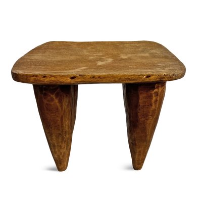 Small Vintage Nupe Stool, 1980s for sale at Pamono