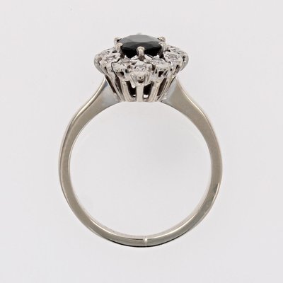 Bague Vintage Or 18 Carats Et Saphirs – Taille 50, Style « Toi Et Moi » – Occasion Portée