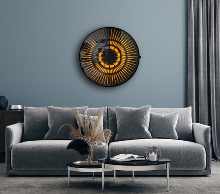 Tempus Obsidian 710 Clock by Ben Rousseau for sale at Pamono