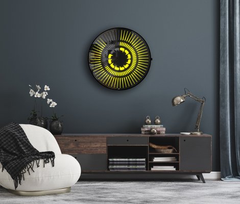 Tempus Obsidian 710 Clock by Ben Rousseau for sale at Pamono