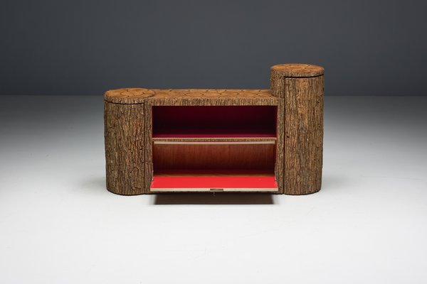 Wabi Sabi Monoxylite Credenza, Switzerland, 1950s for sale at Pamono