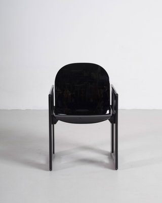 Black Dialogo Dining Chairs by Tobia & Afra Scarpa for B&b Italia