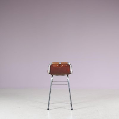 Bar Stool attributed to Charlotte Perriand for Les Arcs, France