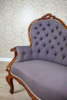 Divano rococò in noce, 1860 in vendita su Pamono