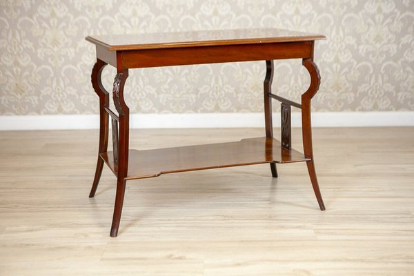 Früher 20. Jahrhundert Jugendstil Mahagoni Brauner Wohnzimmer Couchtisch, 1950er bei Pamono kaufen