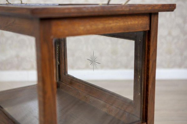 Early 20th Century Oak Tea Cabinet with Tray, 1950s for sale at Pamono