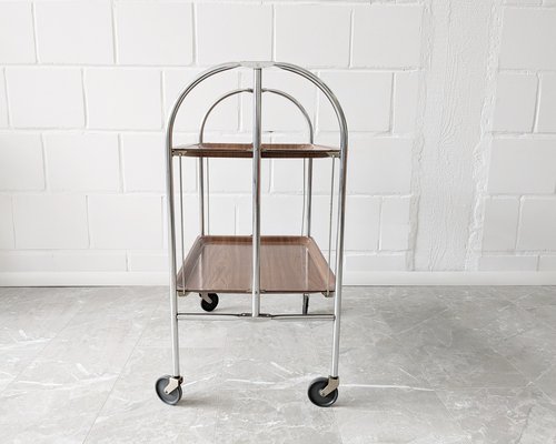 Dinett Style Serving Trolley, Germany, 1970s for sale at Pamono Dinett Style Serving Trolley, Germany, 1970s for sale at Pamono