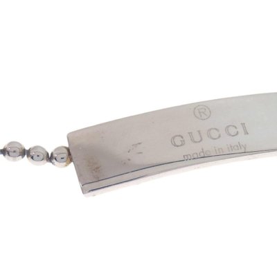 Gucci silver ball bracelet sale