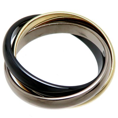 Cartier trinity ring black ceramic new arrivals