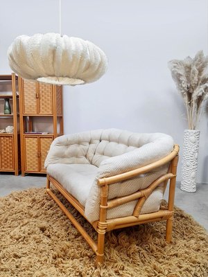 Bamboo rattan sofa discount