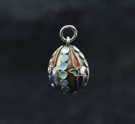 Faberge-Style Pendant Egg for sale at Pamono