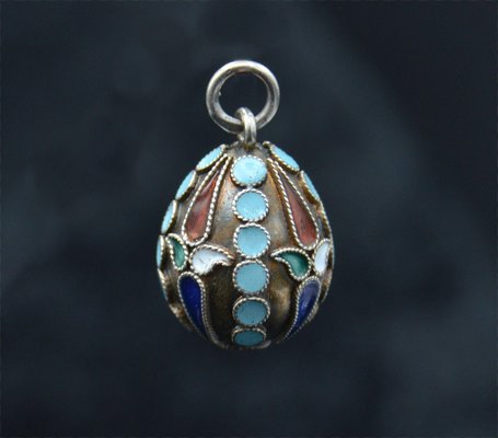 Faberge-Style Pendant Egg for sale at Pamono