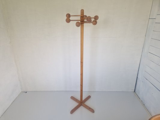 Swedish Pine Coat Stand 1960s