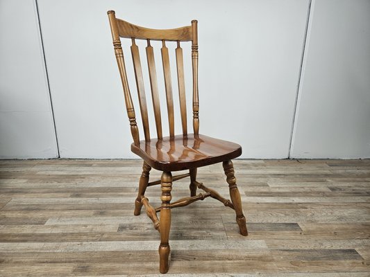 Rustic Wooden Chair 1980s for sale at Pamono