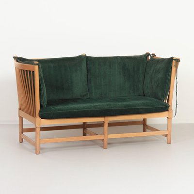 Fritz Hansen/ Børge Mogensen/ Model 4500 Spoke-Back Sofa by Borge Morgensen for Fritz Hansen, 1963 for sale