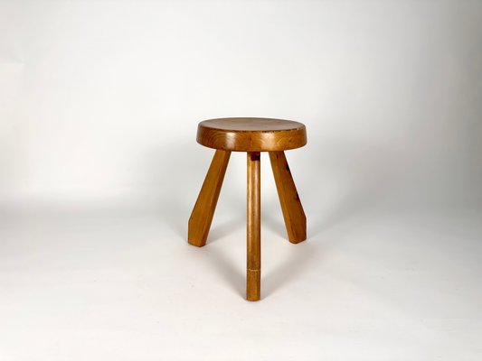 Sandoz Stool Charlotte Perriand Les Arcs Stool Pine Sandoz Stool