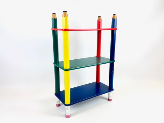 Pierre Sala スタイル ヴィンテージ 鉛筆シェルフ 高さ76cm Pencil Shelf by Pierre Sala, 1980s for sale at Pamono