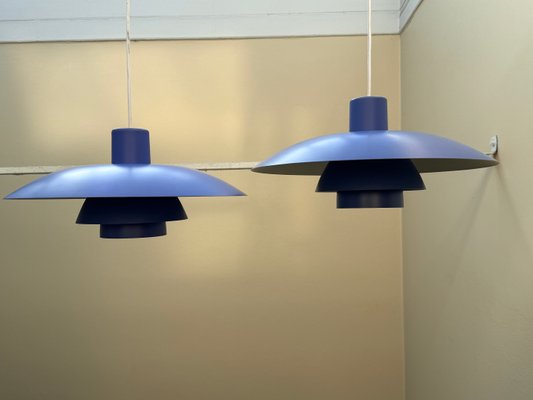 ルイスポールセン　PH 4/3　ビンテージ Vintage Blue Model Ph 4⁄3 Pendant Lamps by Poul Henningsen for