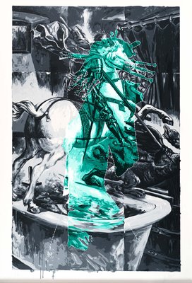 Tadanori Yokoo, Saint George, Original Large Silkscreen, 1990 for