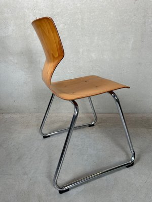 PAGHOLZ Plywood chair ② Vintage Pagholz Plywood Desk Chair by Adam Stegner, 1970s for sale