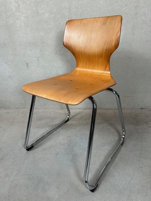 ① Vintage pagwood pagholz ドイツ製 AICHIチェア Vintage Pagholz Plywood Desk Chair by Adam Stegner, 1970s for sale