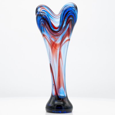 Vase Hirondelle - Vert Ambre Sommerso - Verre Original de Murano OMG