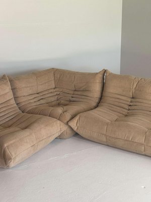 Brown Togo Sofas from Ligne Roset, Set of 3 for sale at Pamono Brown Togo Sofas from Ligne Roset, Set of 3 for sale at Pamono