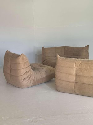 Brown Togo Sofas from Ligne Roset, Set of 3 for sale at Pamono Brown Togo Sofas from Ligne Roset, Set of 3 for sale at Pamono