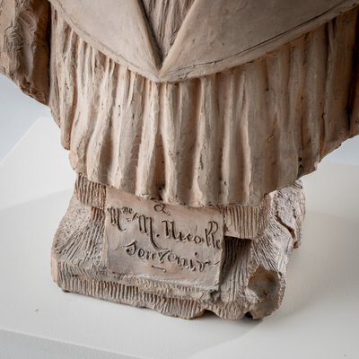 HM Becoré, Busto de niño, Finales del siglo XIX, Terracota en