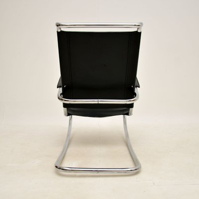 Vintage Italian Steel and Leather Rocking Chair attributed Vintage Italian Steel and Leather Rocking Chair attributed