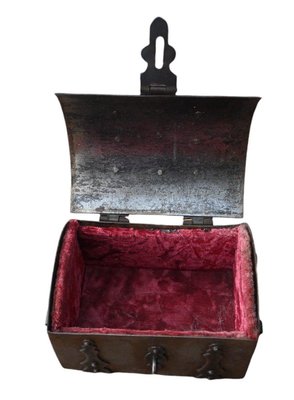 Wrought Iron Chest or Messenger Box for sale at Pamono