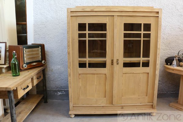Vintage Wooden Display Cabinet for sale at Pamono