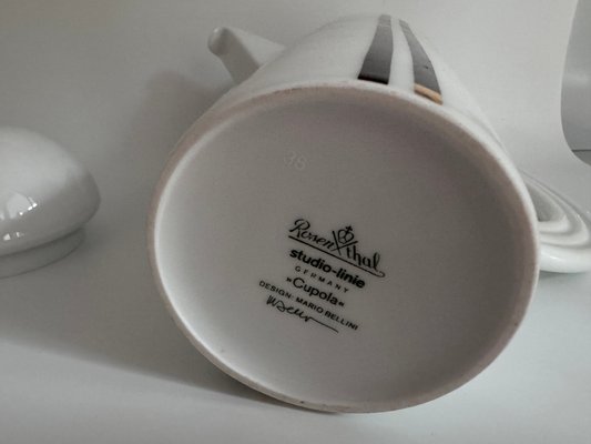 Caffettiera Cupola Nera di Mario Bellini per Rosenthal Studio