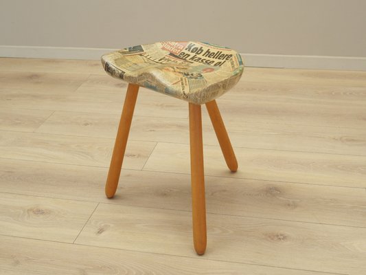 Danish Tripod Stool by Arne Hovmand-Olsen, 1950s for sale at Pamono