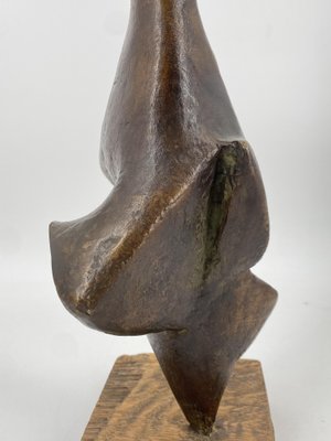 Justus Chrukin, Abstract Sculpture, 1960s, Bronze for sale at Pamono