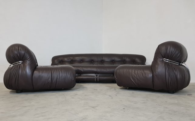 Afra & Tobia Scarpa for Cassina カッシーナ Fabric Armchair SORIANA, designed by Afra & Tobia Scarpa for