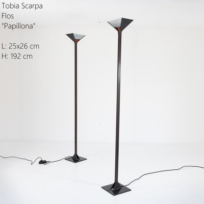Papillona Lamps by Tobia Scarpa for Flos, 1970s, Set of 2