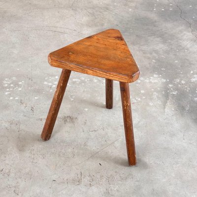 （ひめプリン） Stainless Triangle Stool Stainless Steel Adjustable Stool with 15