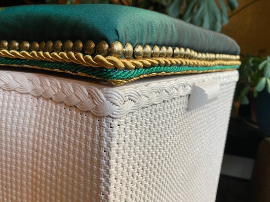 Blanket Box Chest in Rattan Cane from Sirrom 1930s for sale at Pamono