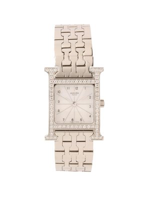 Diamond H Watch from Hermes for sale at Pamono