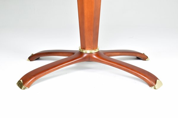 Fruitwood Table Attributed to Osvaldo Borsani Fruitwood Table Attributed to Osvaldo Borsani
