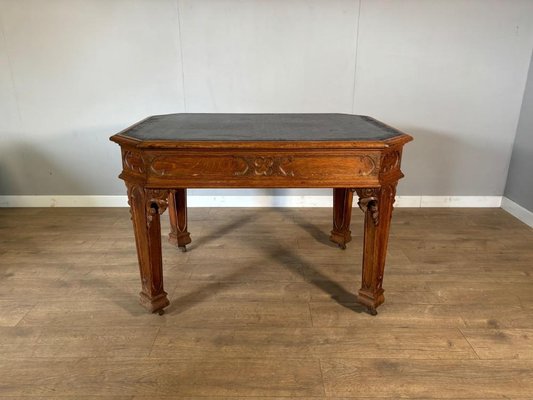 Gothic Oak Dining Table